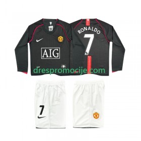Manchester United Ronaldo 7 2007 2008 Dres Retro Dječji Gostujući Dugim Rukavima
